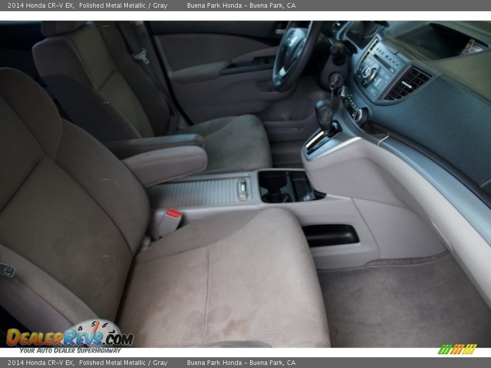 2014 Honda CR-V EX Polished Metal Metallic / Gray Photo #18