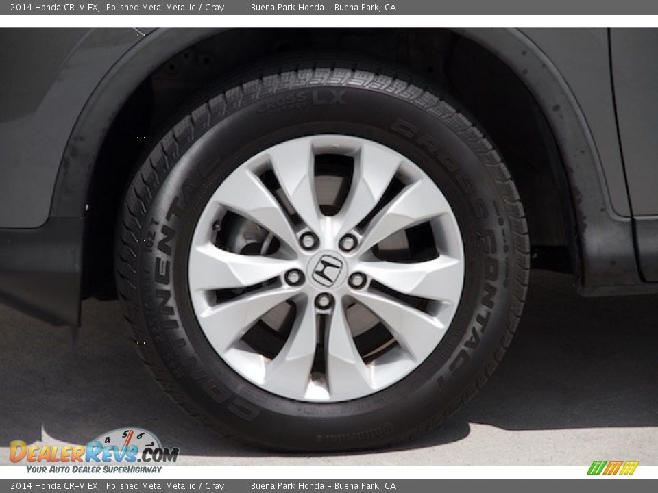 2014 Honda CR-V EX Polished Metal Metallic / Gray Photo #30