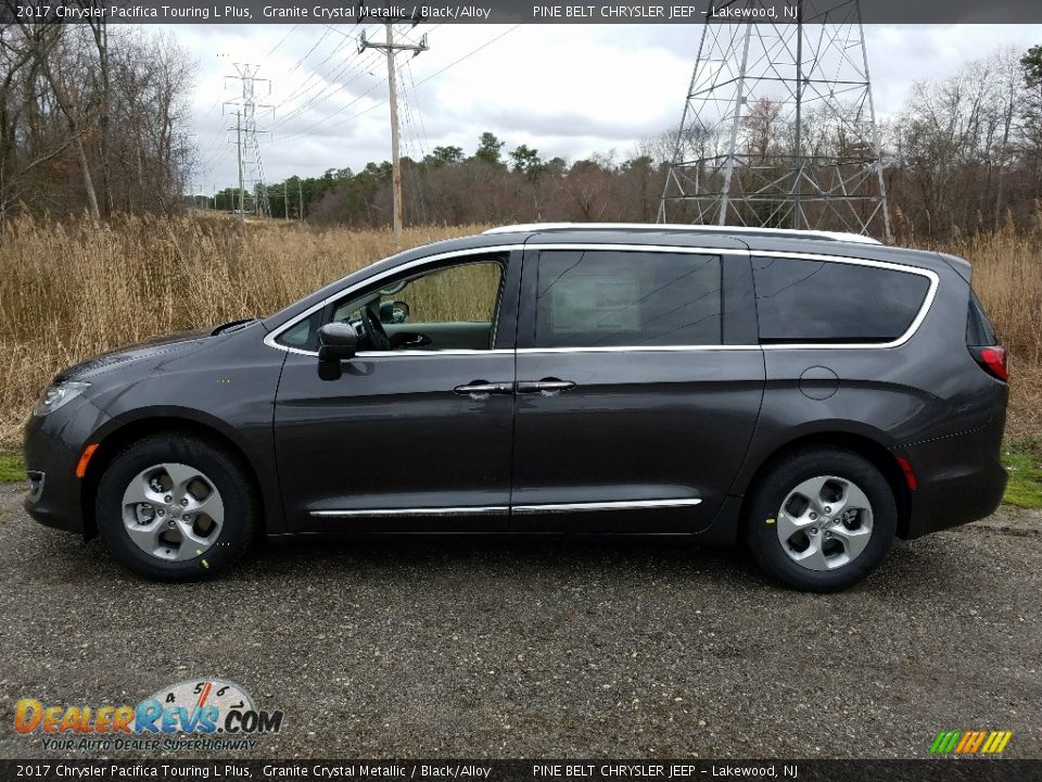 2017 Chrysler Pacifica Touring L Plus Granite Crystal Metallic / Black/Alloy Photo #3