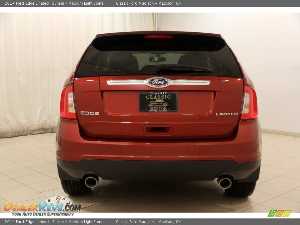 2014 Ford Edge Limited Sunset / Medium Light Stone Photo #17