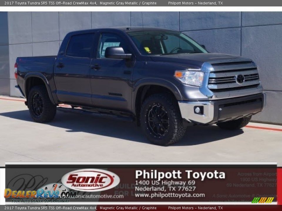 2017 Toyota Tundra SR5 TSS Off-Road CrewMax 4x4 Magnetic Gray Metallic / Graphite Photo #1