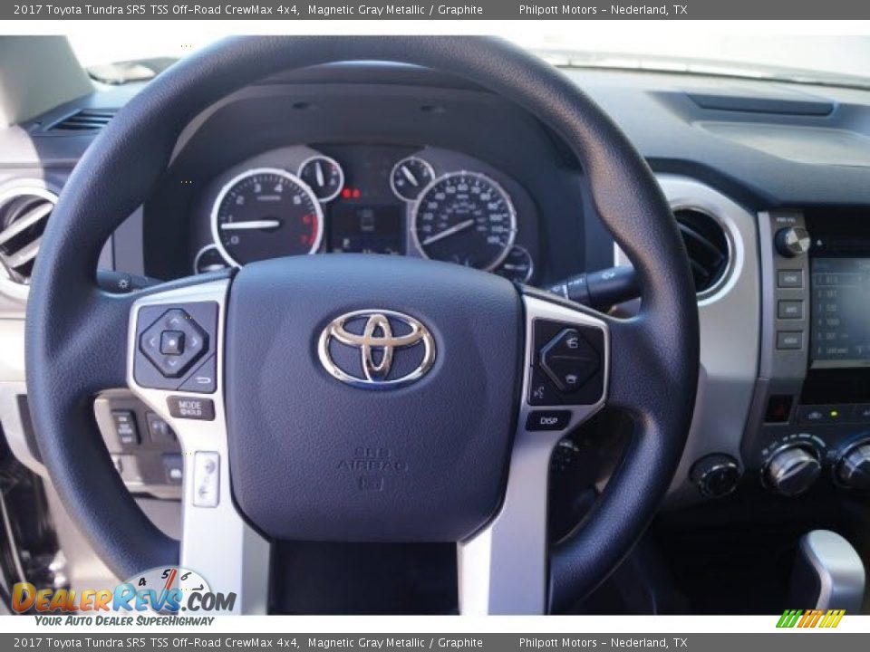 2017 Toyota Tundra SR5 TSS Off-Road CrewMax 4x4 Magnetic Gray Metallic / Graphite Photo #13