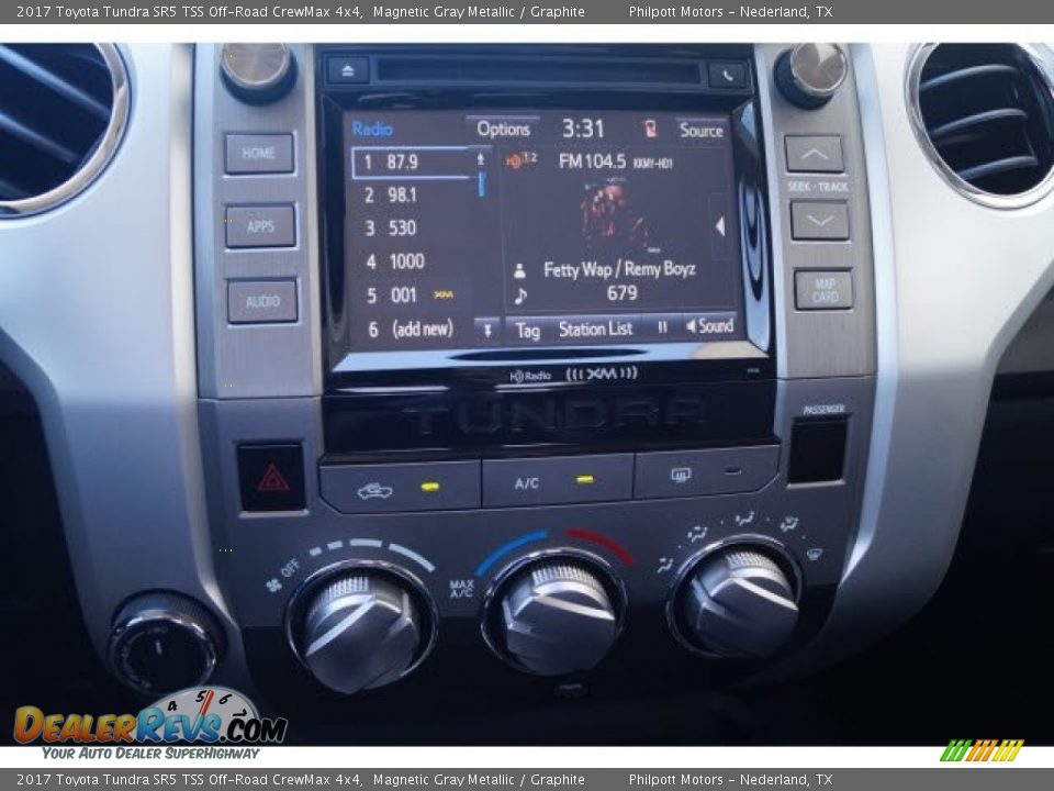 2017 Toyota Tundra SR5 TSS Off-Road CrewMax 4x4 Magnetic Gray Metallic / Graphite Photo #14