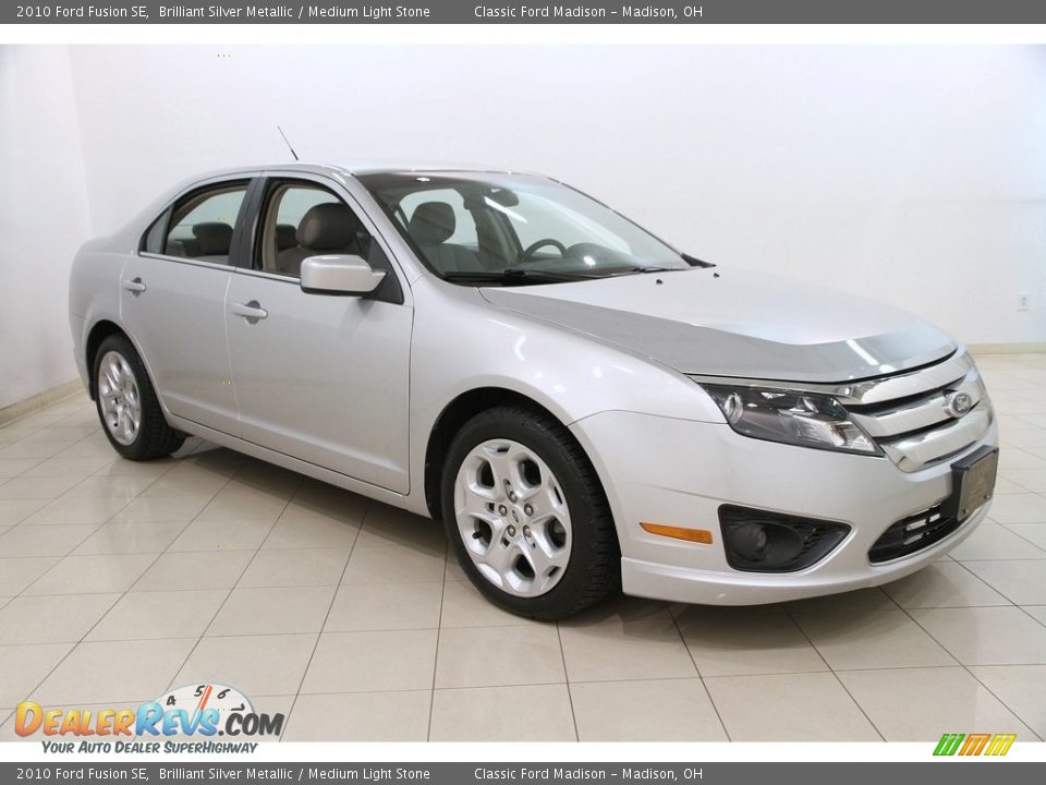 2010 Ford Fusion SE Brilliant Silver Metallic / Medium Light Stone Photo #1