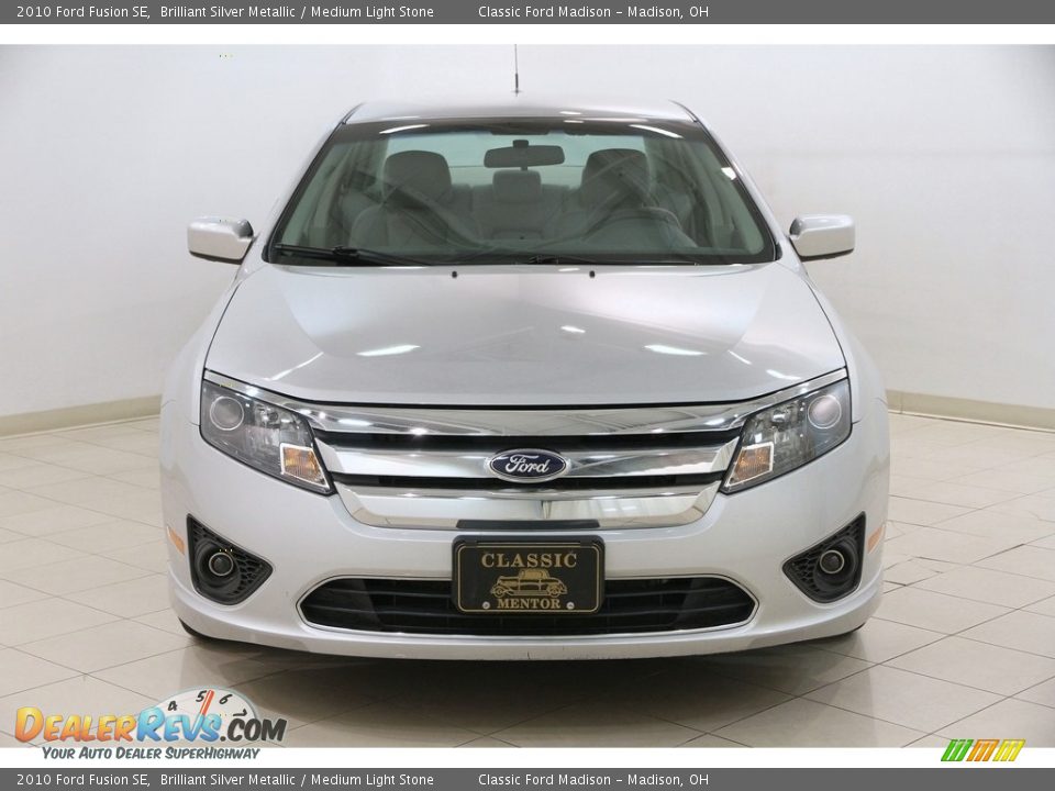 2010 Ford Fusion SE Brilliant Silver Metallic / Medium Light Stone Photo #2