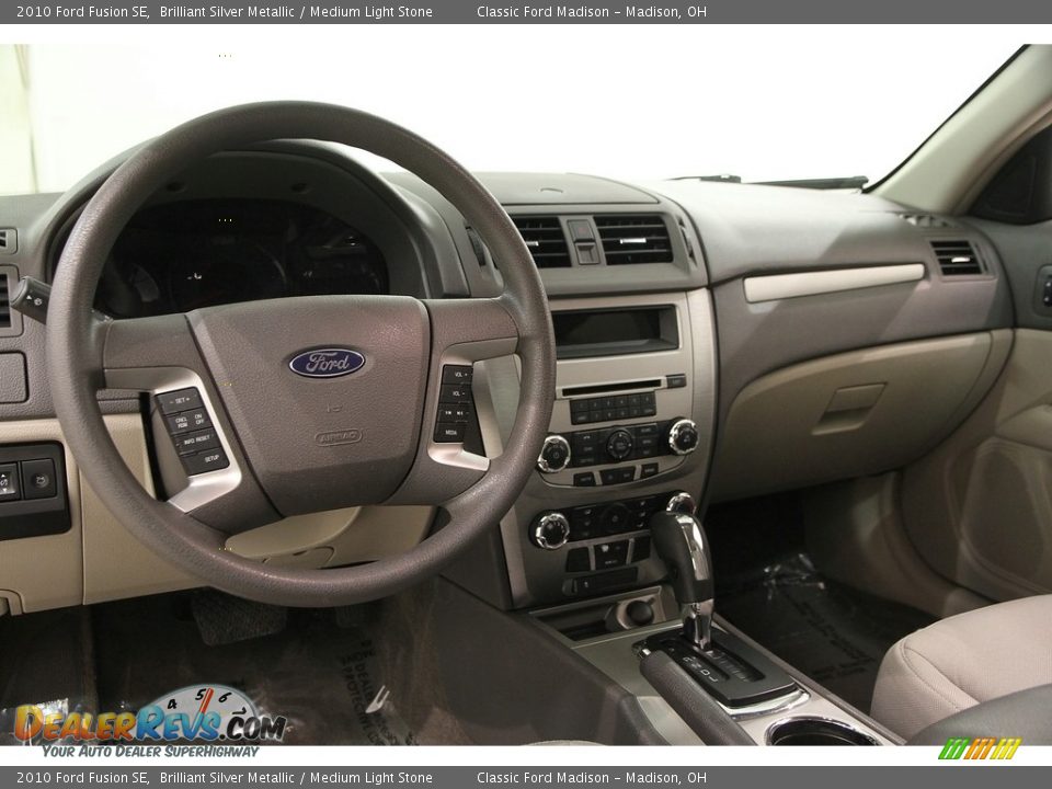 2010 Ford Fusion SE Brilliant Silver Metallic / Medium Light Stone Photo #8