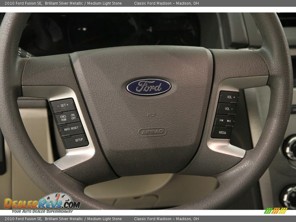 2010 Ford Fusion SE Brilliant Silver Metallic / Medium Light Stone Photo #9