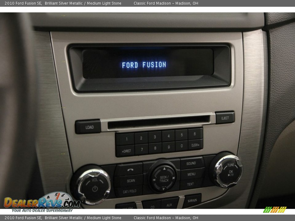 2010 Ford Fusion SE Brilliant Silver Metallic / Medium Light Stone Photo #13