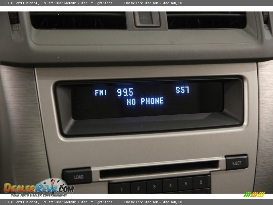 2010 Ford Fusion SE Brilliant Silver Metallic / Medium Light Stone Photo #14
