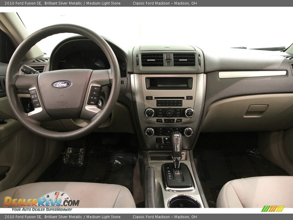 2010 Ford Fusion SE Brilliant Silver Metallic / Medium Light Stone Photo #22