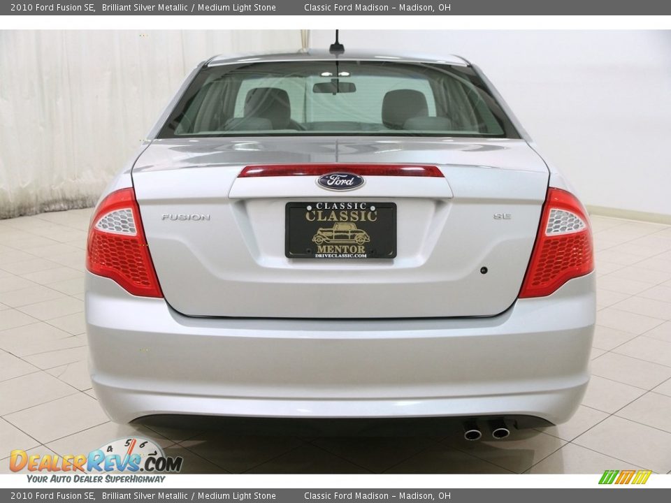2010 Ford Fusion SE Brilliant Silver Metallic / Medium Light Stone Photo #23