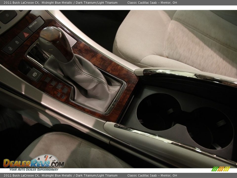 2011 Buick LaCrosse CX Midnight Blue Metallic / Dark Titanium/Light Titanium Photo #11