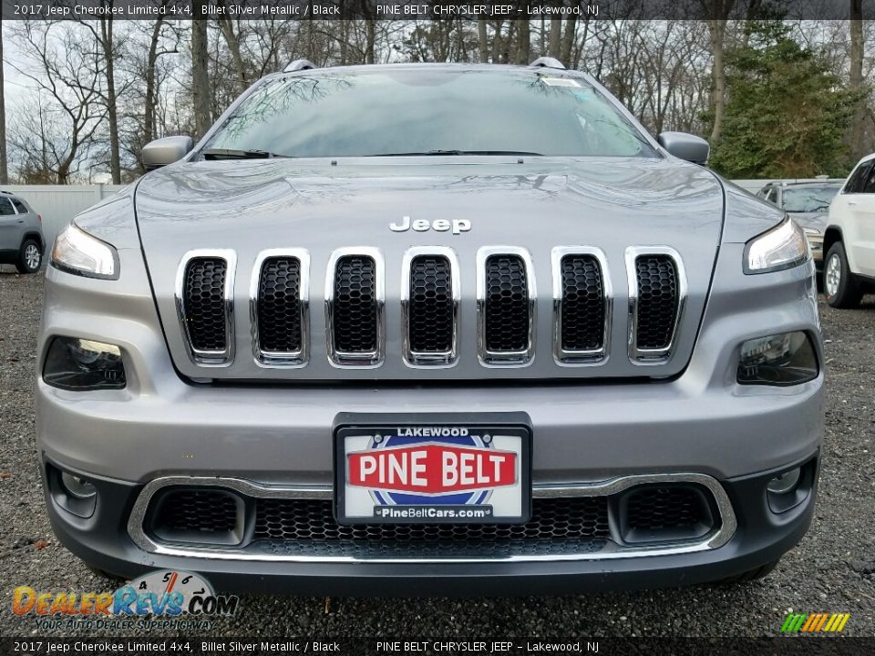 2017 Jeep Cherokee Limited 4x4 Billet Silver Metallic / Black Photo #2
