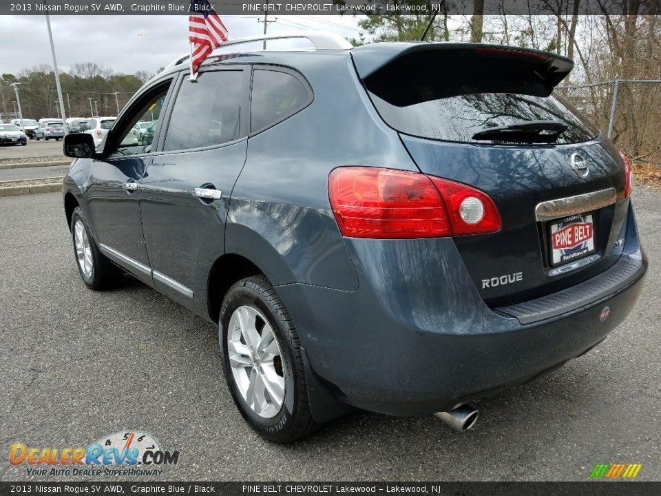 2013 Nissan Rogue SV AWD Graphite Blue / Black Photo #5