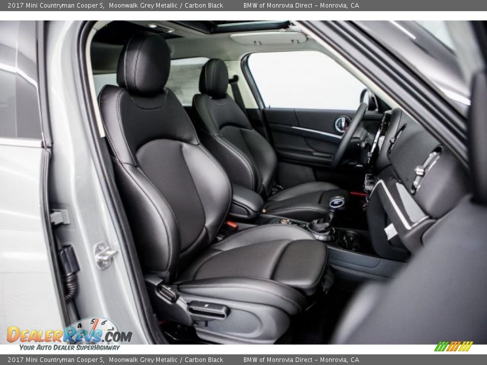 2017 Mini Countryman Cooper S Moonwalk Grey Metallic / Carbon Black Photo #2
