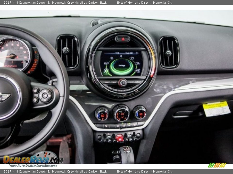 2017 Mini Countryman Cooper S Moonwalk Grey Metallic / Carbon Black Photo #6
