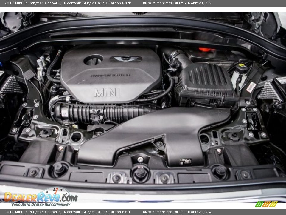 2017 Mini Countryman Cooper S Moonwalk Grey Metallic / Carbon Black Photo #8