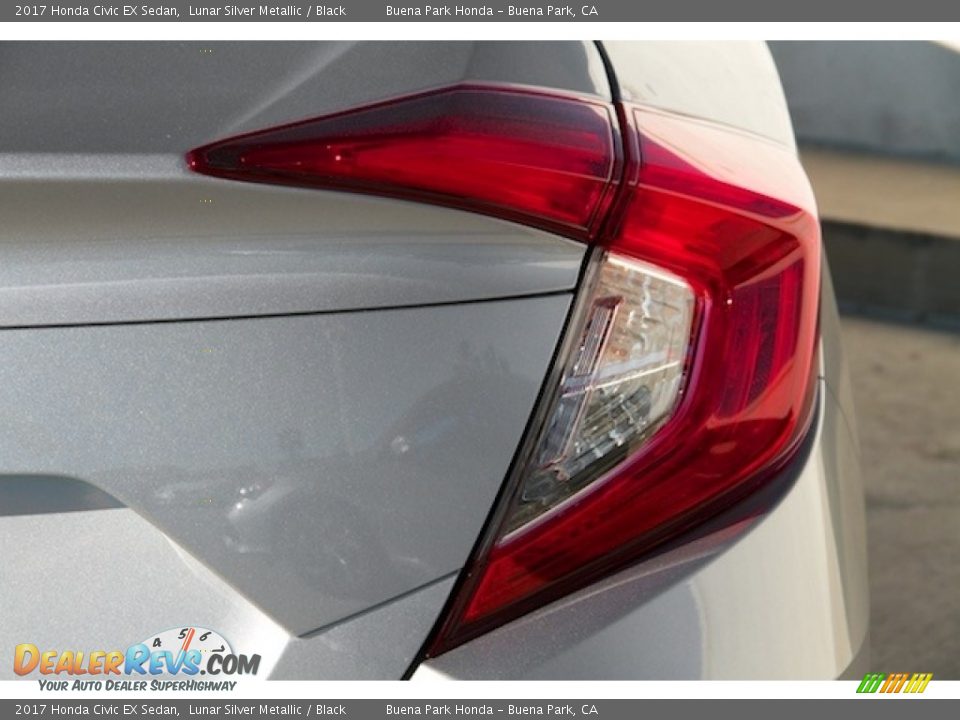 2017 Honda Civic EX Sedan Lunar Silver Metallic / Black Photo #4