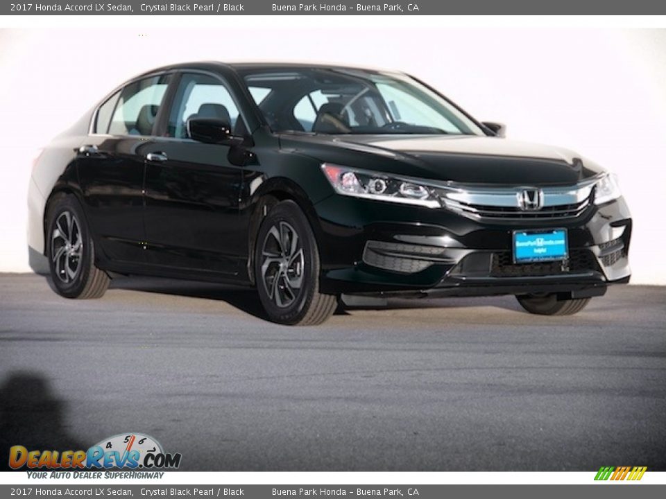 2017 Honda Accord LX Sedan Crystal Black Pearl / Black Photo #1