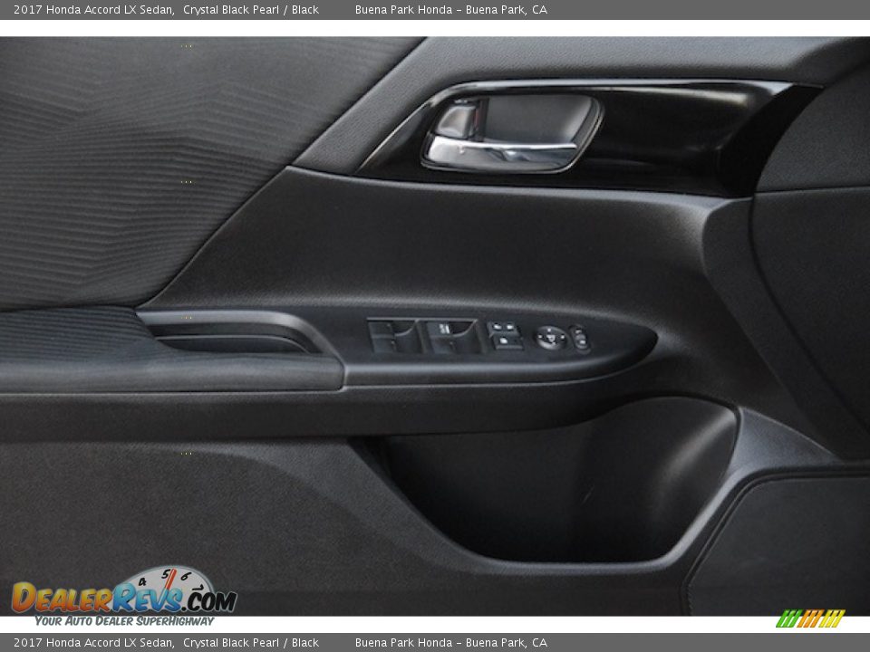 2017 Honda Accord LX Sedan Crystal Black Pearl / Black Photo #7