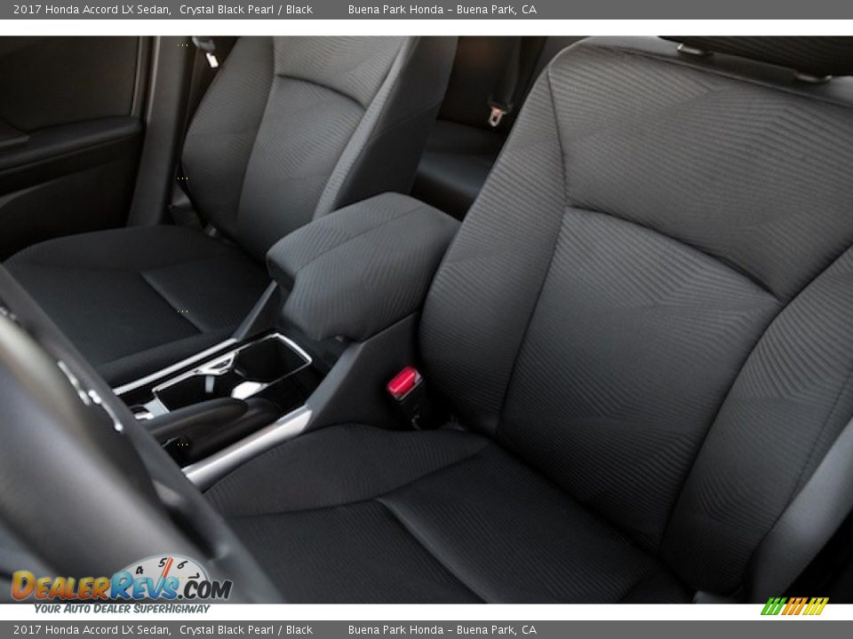 2017 Honda Accord LX Sedan Crystal Black Pearl / Black Photo #10