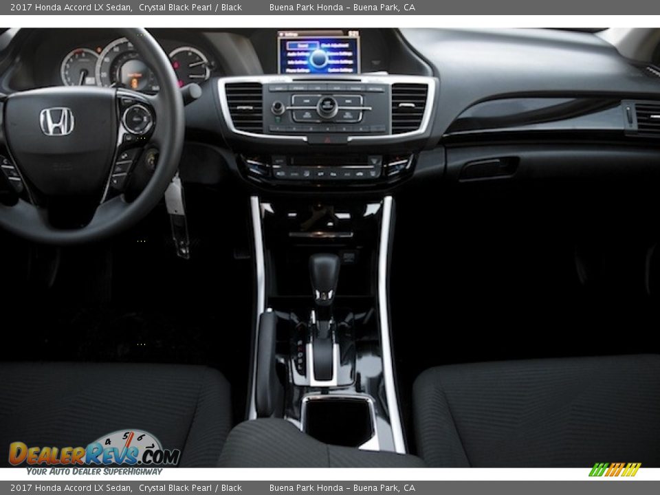 2017 Honda Accord LX Sedan Crystal Black Pearl / Black Photo #12