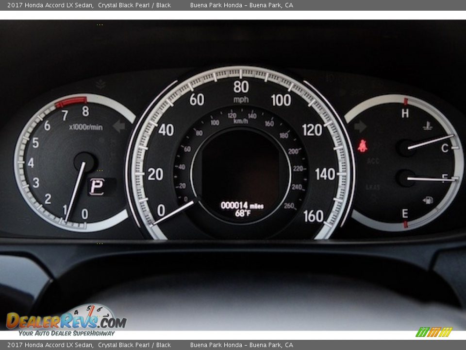 2017 Honda Accord LX Sedan Crystal Black Pearl / Black Photo #15