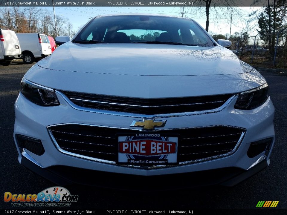 2017 Chevrolet Malibu LT Summit White / Jet Black Photo #2