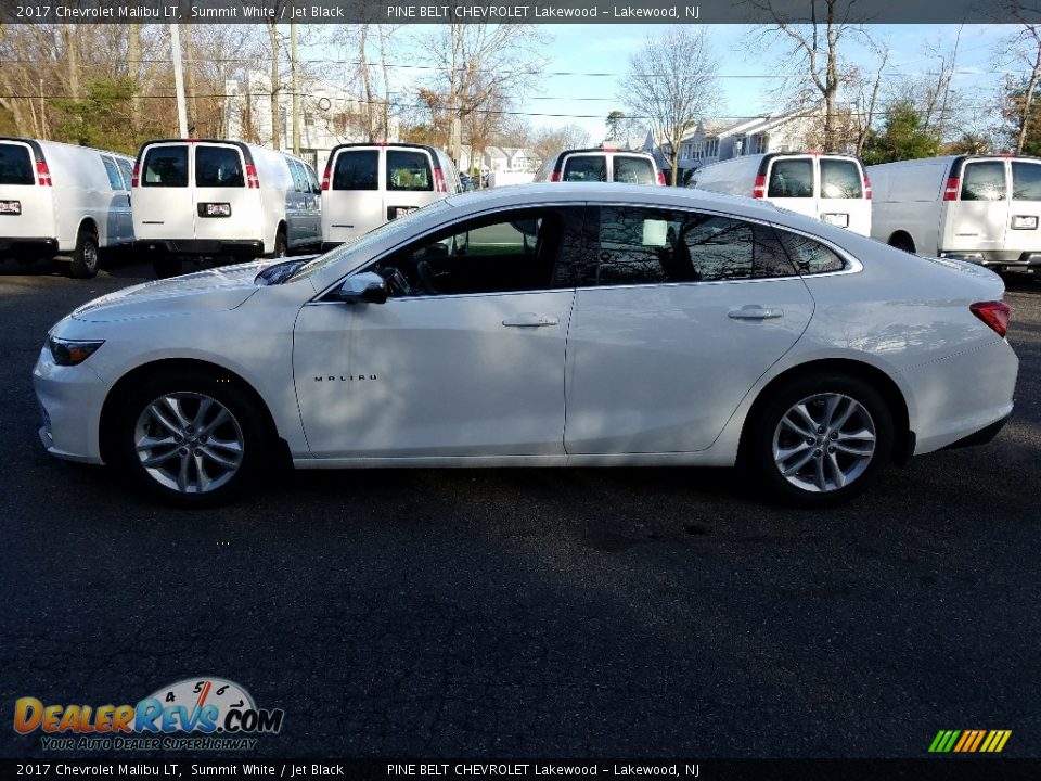 2017 Chevrolet Malibu LT Summit White / Jet Black Photo #3