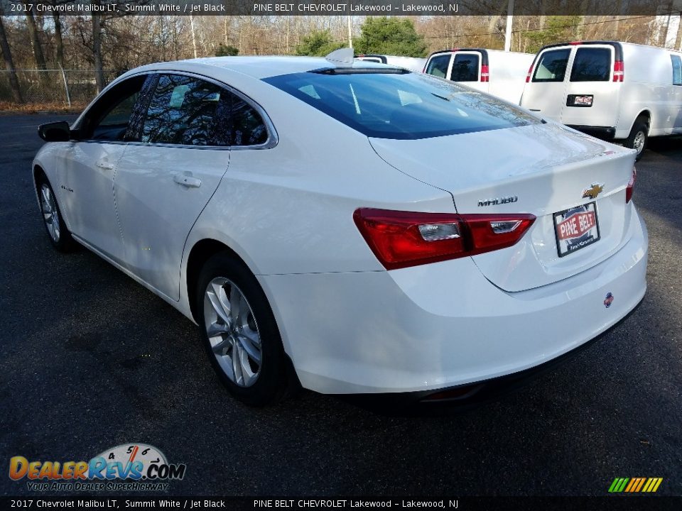 2017 Chevrolet Malibu LT Summit White / Jet Black Photo #4