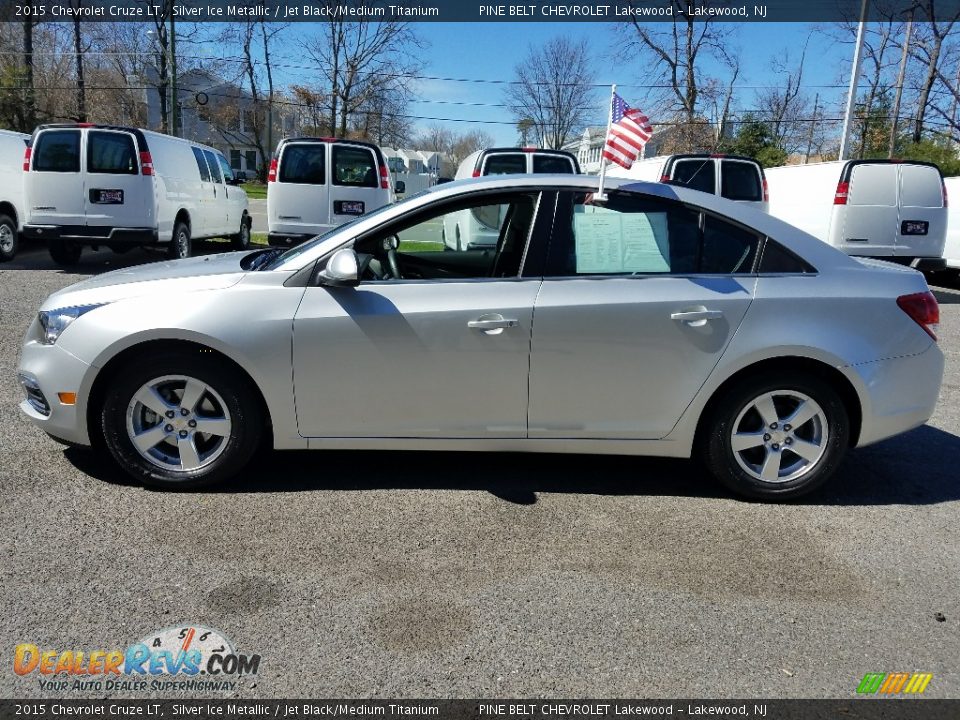 2015 Chevrolet Cruze LT Silver Ice Metallic / Jet Black/Medium Titanium Photo #4