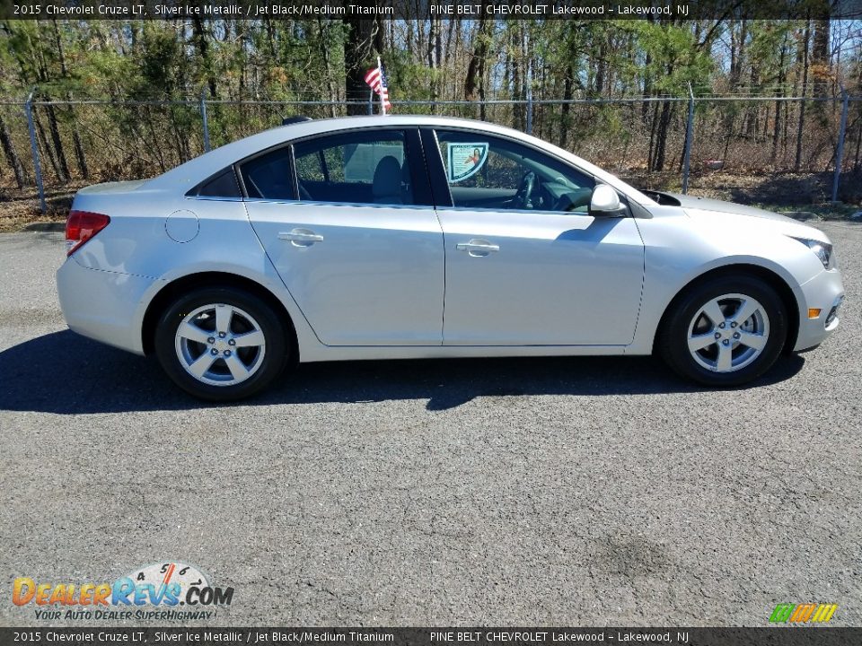 2015 Chevrolet Cruze LT Silver Ice Metallic / Jet Black/Medium Titanium Photo #8