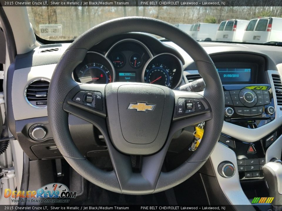 2015 Chevrolet Cruze LT Silver Ice Metallic / Jet Black/Medium Titanium Photo #16