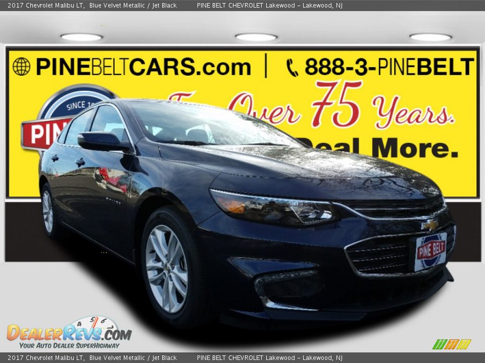 2017 Chevrolet Malibu LT Blue Velvet Metallic / Jet Black Photo #1