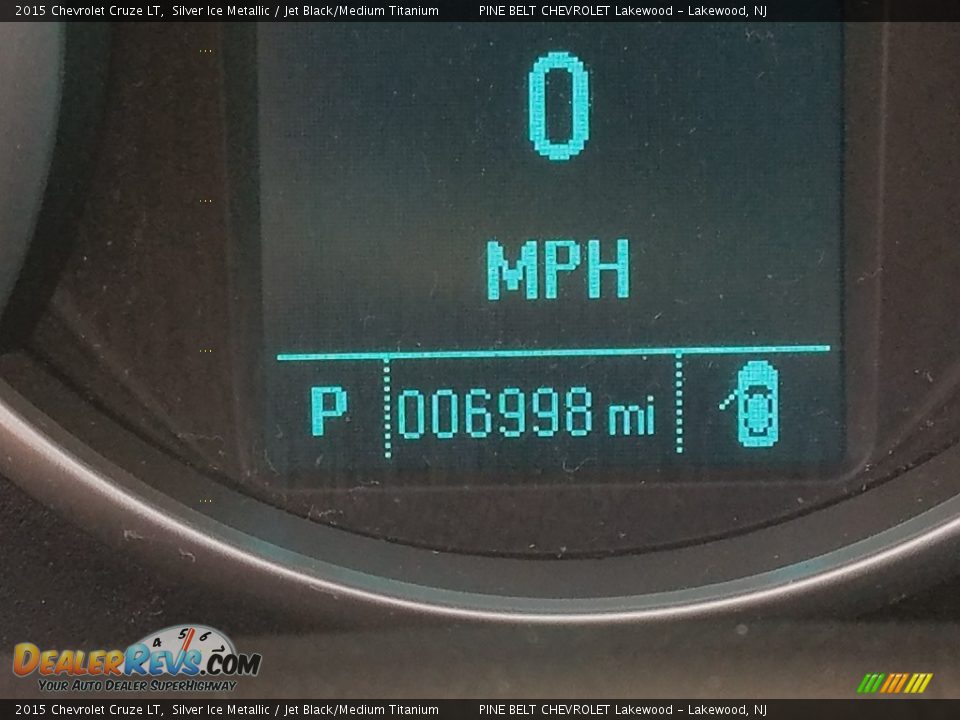 2015 Chevrolet Cruze LT Silver Ice Metallic / Jet Black/Medium Titanium Photo #20