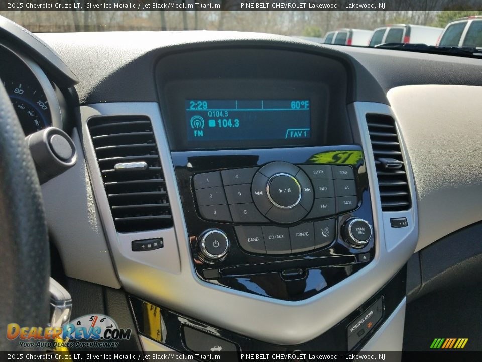 2015 Chevrolet Cruze LT Silver Ice Metallic / Jet Black/Medium Titanium Photo #22