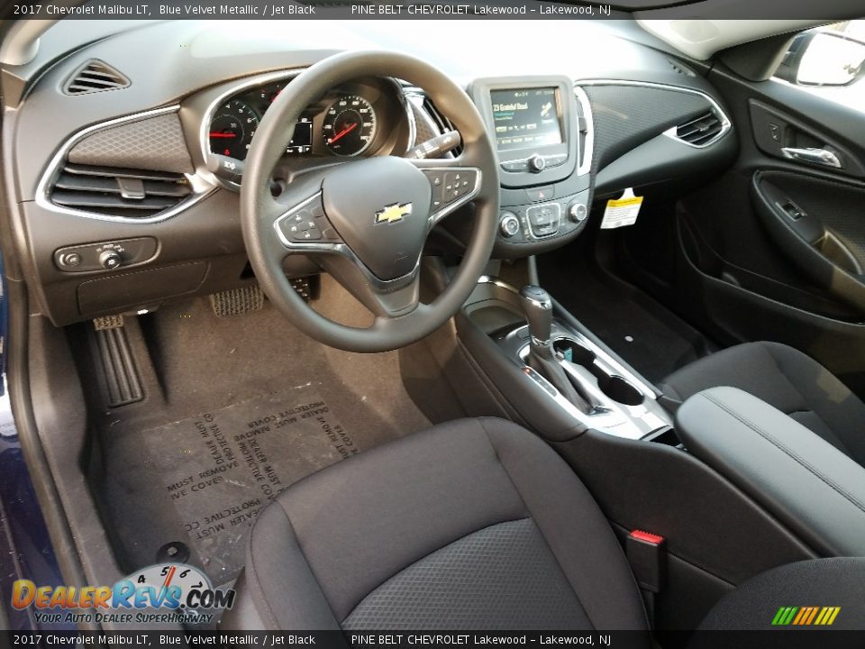 2017 Chevrolet Malibu LT Blue Velvet Metallic / Jet Black Photo #9