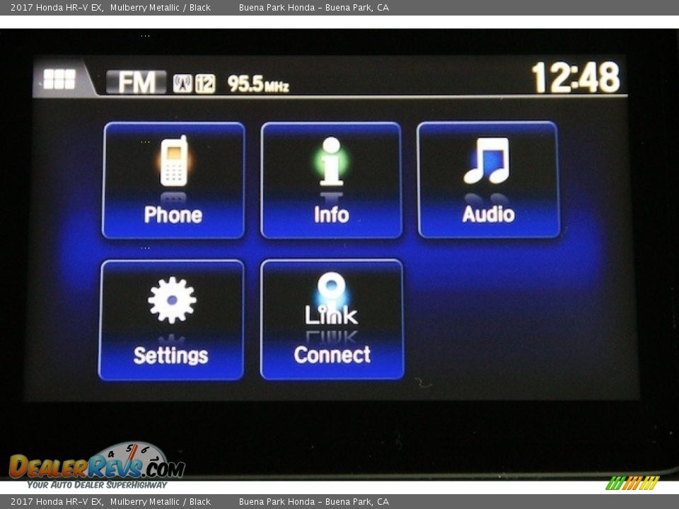 2017 Honda HR-V EX Mulberry Metallic / Black Photo #16