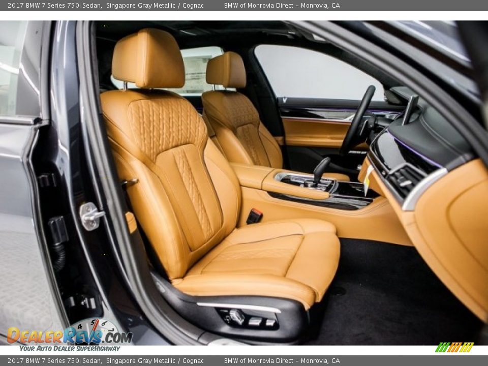 Cognac Interior - 2017 BMW 7 Series 750i Sedan Photo #2
