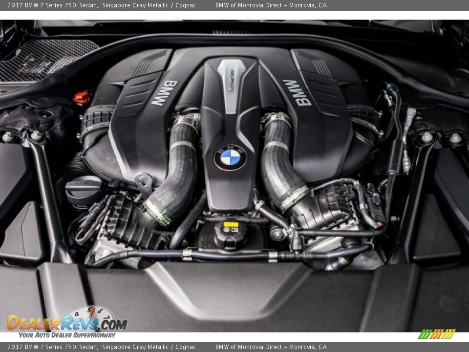 2017 BMW 7 Series 750i Sedan 4.4 Liter DI TwinPower Turbocharged DOHC 32-Valve VVT V8 Engine Photo #8