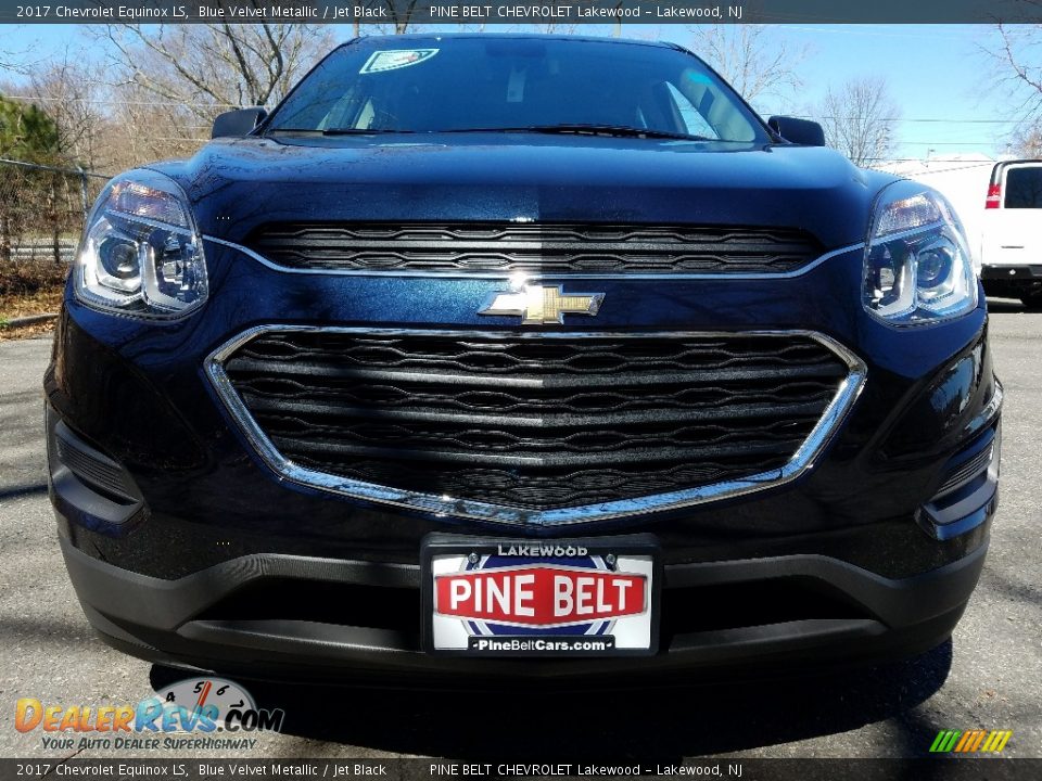 2017 Chevrolet Equinox LS Blue Velvet Metallic / Jet Black Photo #2
