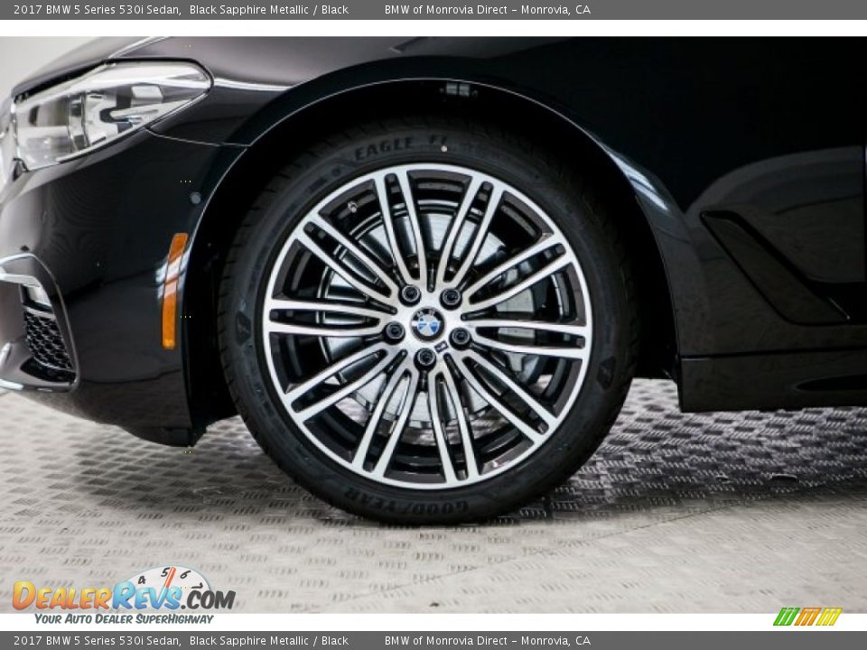 2017 BMW 5 Series 530i Sedan Black Sapphire Metallic / Black Photo #9