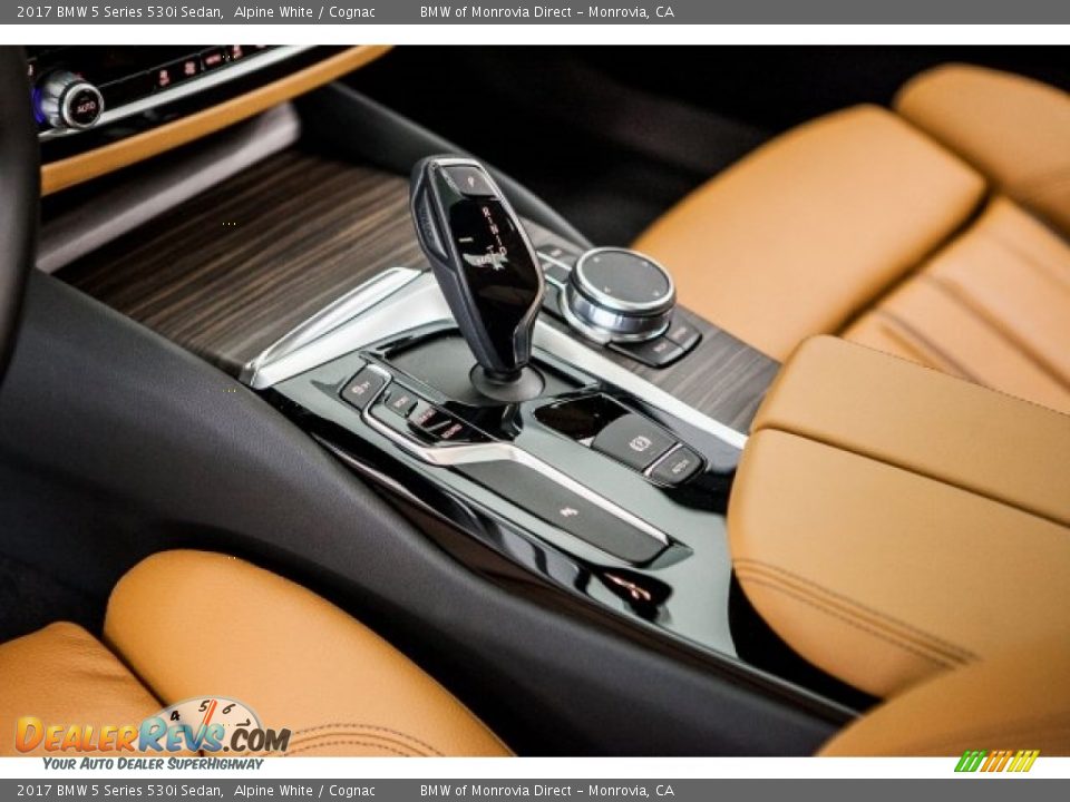 2017 BMW 5 Series 530i Sedan Alpine White / Cognac Photo #7
