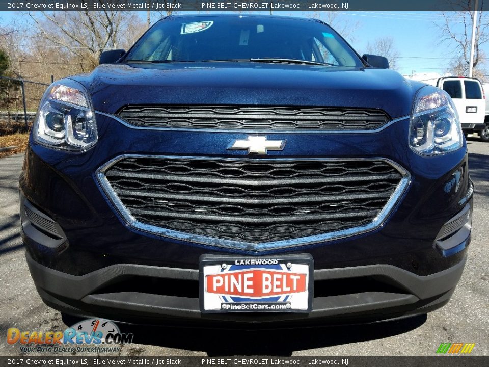 2017 Chevrolet Equinox LS Blue Velvet Metallic / Jet Black Photo #2