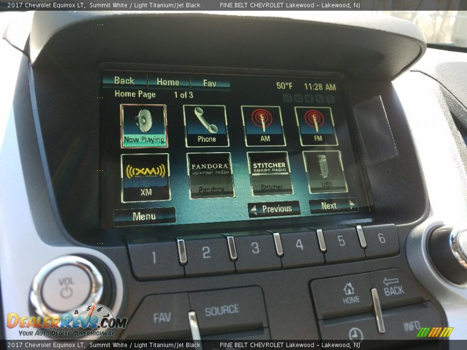 2017 Chevrolet Equinox LT Summit White / Light Titanium/Jet Black Photo #10