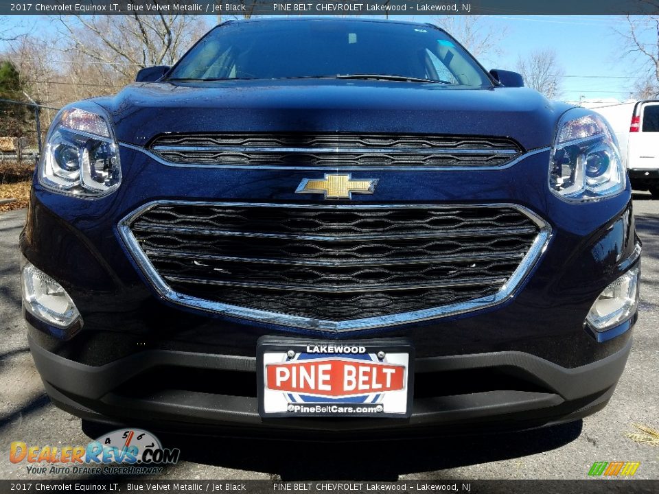 2017 Chevrolet Equinox LT Blue Velvet Metallic / Jet Black Photo #2