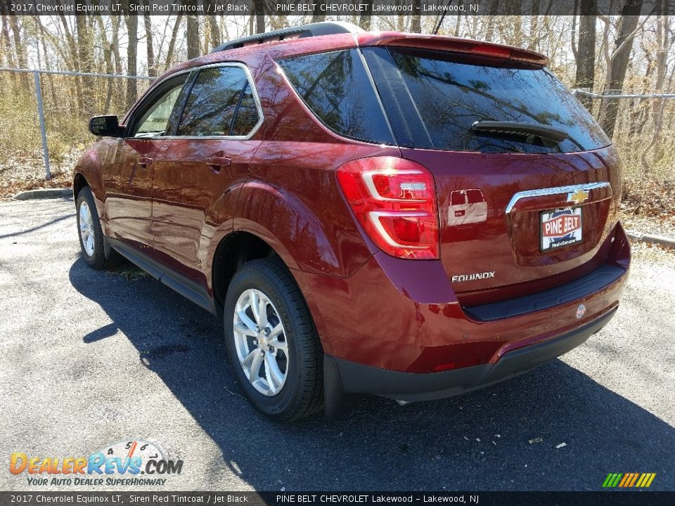2017 Chevrolet Equinox LT Siren Red Tintcoat / Jet Black Photo #4