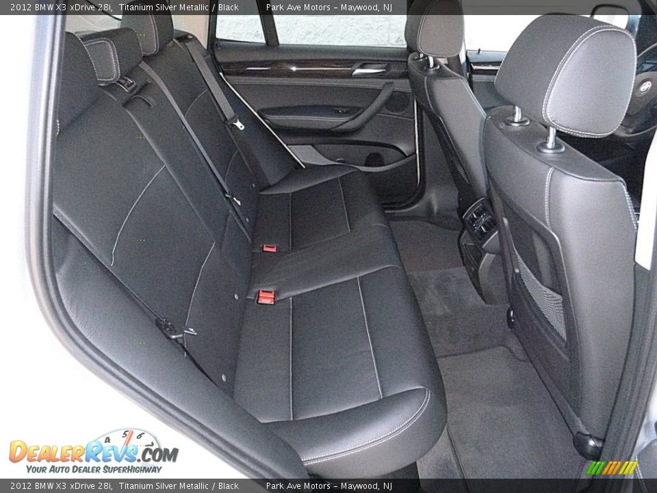 2012 BMW X3 xDrive 28i Titanium Silver Metallic / Black Photo #23