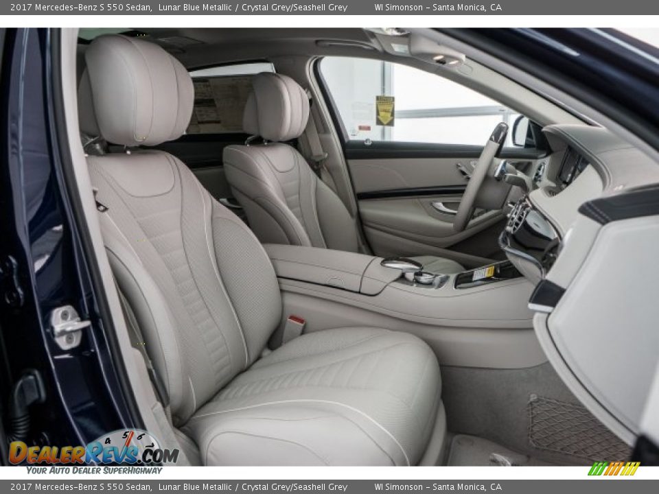 Crystal Grey/Seashell Grey Interior - 2017 Mercedes-Benz S 550 Sedan Photo #2
