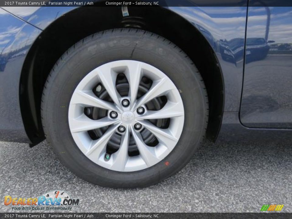 2017 Toyota Camry LE Parisian Night Pearl / Ash Photo #4